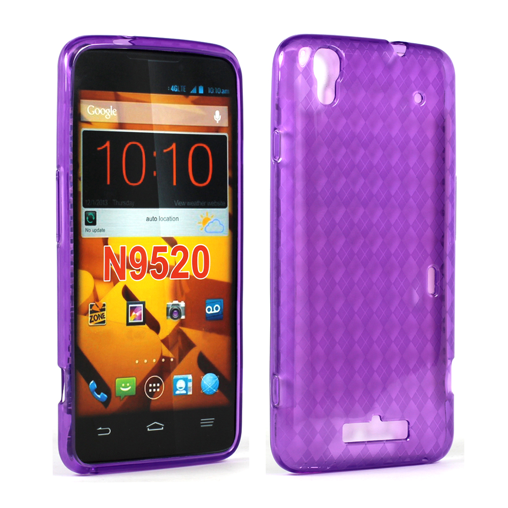 ZTE Boost Max+ Boost Max N9521 N9520 TPU Gel Case (Purple)